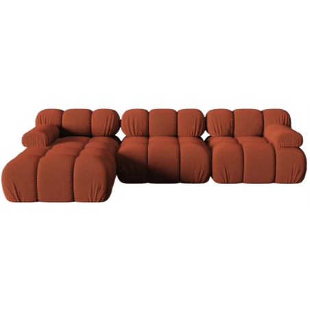 Micadoni Bellis Modular Corner Sofa dark orange