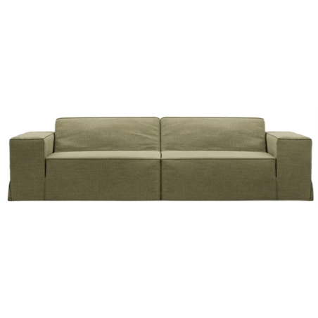 Micadoni Jodie 3-Seater Sofa with Removable Covers green