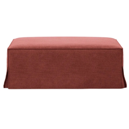 Pufa Jodie ze zdejmowanym pokryciem Micadoni odcienie czerwonego