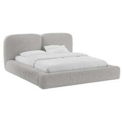 Kolor tapicerki: shades of grey Łóżko Martina bukla: Monet Silver  