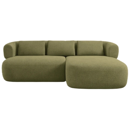 Micadoni Jenny Corner Sofa 200 cm right side green