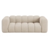 Micadoni Lupine 2-Seater 200 cm Sofa light beige