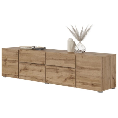 Asymetric TV Cabinet 2D2S2K Helvetia Wieruszów