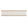 Pontypool Forte Wall Shelf White/ Riva Oak