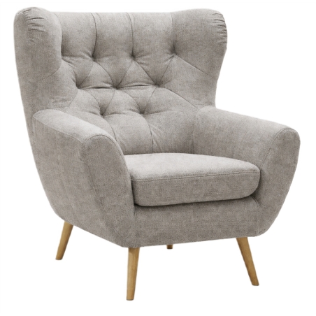 Voss Grey Armchair Fast Delivery