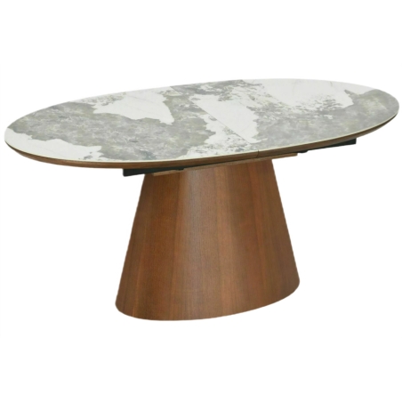 Marocco Ceramic Extendable Oval Dining Table Signal