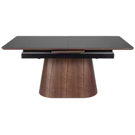 Monaco Extendable Dining Table Black/Walnut Signal