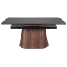 Stół rozkładany Monaco czarny/orzech Signal
