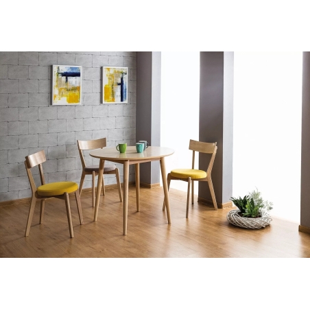 Nelson honey oak round table 90 Signal