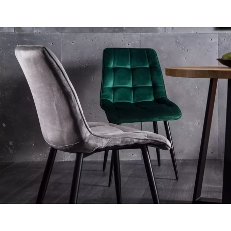 Krzesło Chic Velvet zielone Bluvel 78 Signal