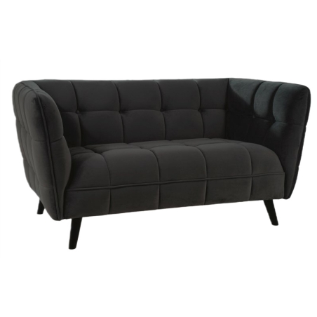 Sofa Castello 2 Velvet czarny Bluvel 19 Signal