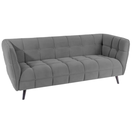 Sofa Castello 3 Velvet szary Bluvel 14 Signal