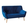 Sofa Nordic 2 Velvet granat tapicerka Bluvel 86 Signal