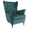 Fotel Harry Velvet Zielony Bluvel 78 Signal