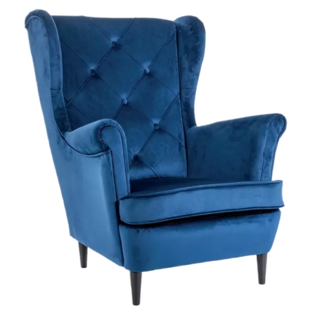 Lady Velvet armchair Blue Bluvel 86 Signal