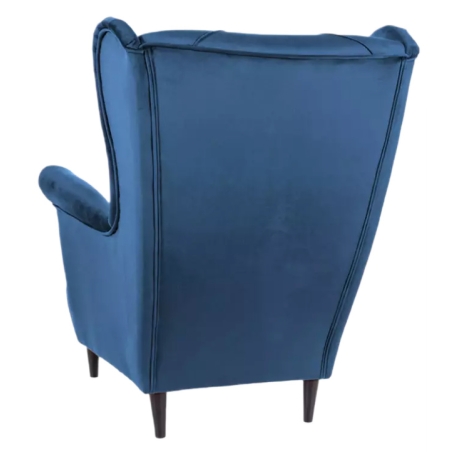 Fotel Lady Velvet Granatowy Bluvel 86 Signal