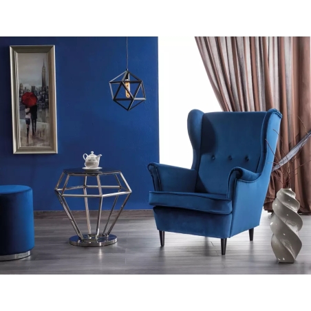 Lord Velvet armchair Blue Bluvel 86 Signal