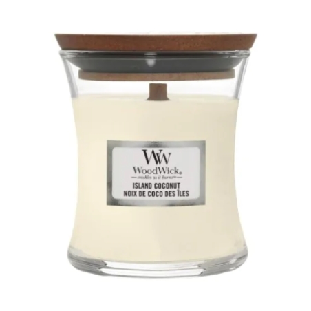 Świeca mała WoodWick Island Coconut 85g