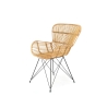Krzesło K335 rattan naturalny