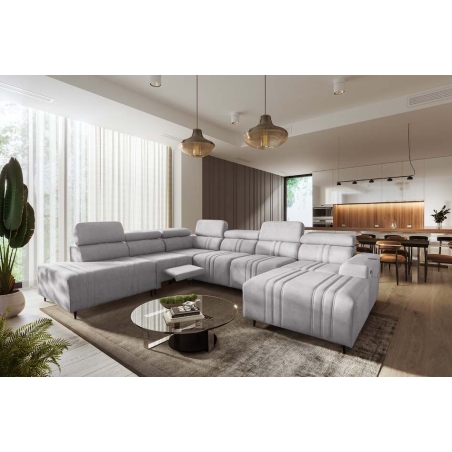 Fabrio X MIX U-Shaped Corner Sofa with Relax Function Brattex