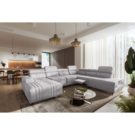 Fabrio X MIX U-Shaped Corner Sofa with Relax Function Brattex