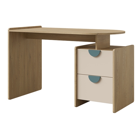 Biurko Lexi 12 L/P dąb cremona / macadamia /morski