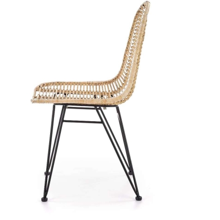 K337 natural rattan chair Halmar