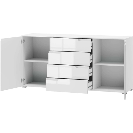 Chest of drawers Selene white gloss Type 08 Szynaka Meble