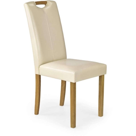 Caro beech/cream chair Halmar
