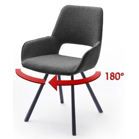 Parana 2 chair black, grey MC Accent