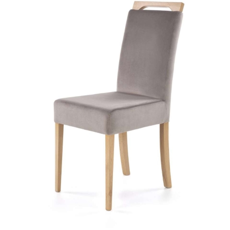 Clarion chair honey oak / velvet RIVIERA 91 Halmar