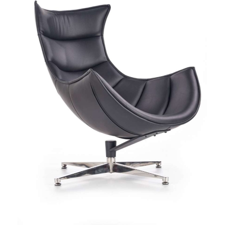 Luxor black armchair Halmar