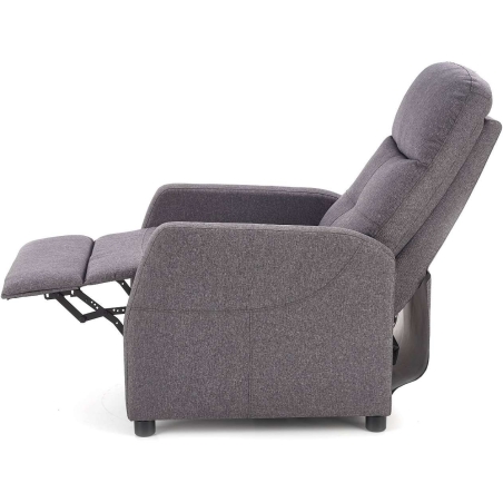 Felipe relaxing armchair dark grey Halmar