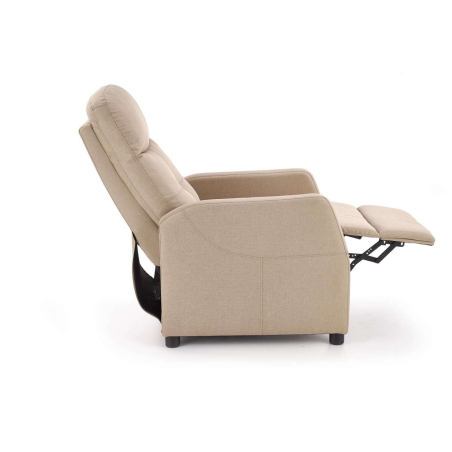 Felipe relaxing armchair beige Halmar