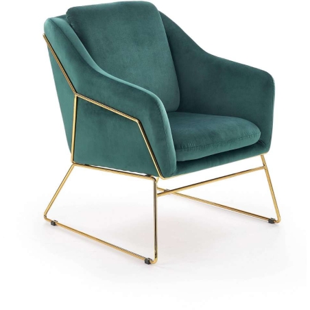 Soft 3 armchair dark green Halmar