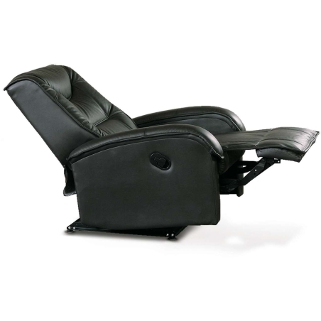 Jeff black relaxing armchair Halmar