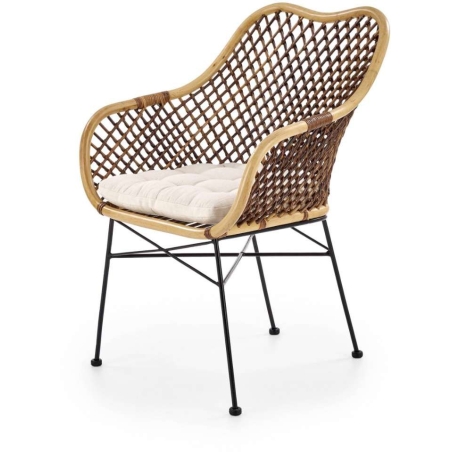 K336 natural rattan chair Halmar
