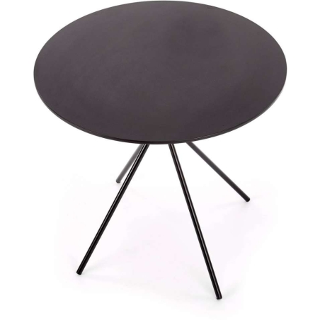 Fondi round table 80 black Halmar