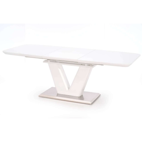 Mistral folding table white gloss Halmar
