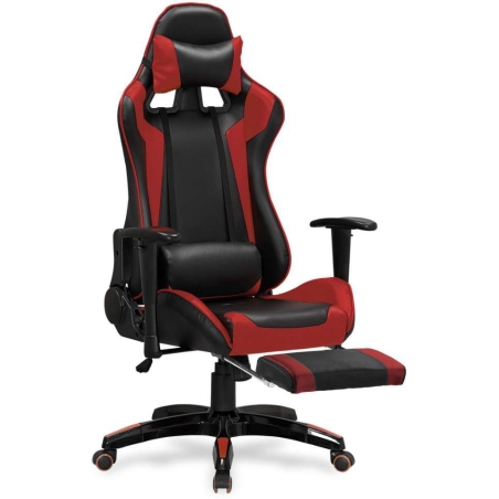 Defender office armchair black-red Halmar