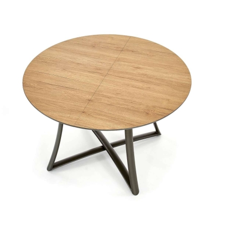 Moretti folding table oak natural grey anthracite legs Halmar