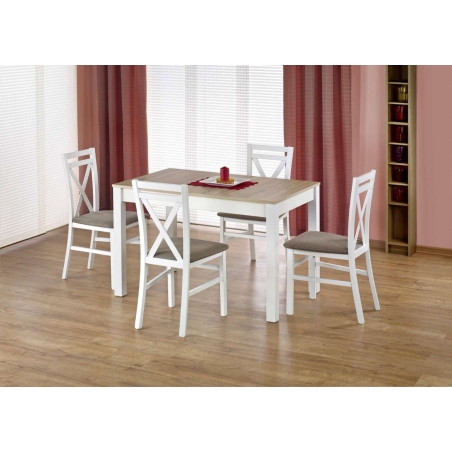 Maurycy folding table oak sonoma / white Halmar