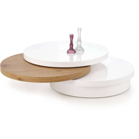 Michelle folding bench white oak golden Halmar