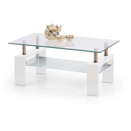 Diana Intro bench white lacquered Halmar