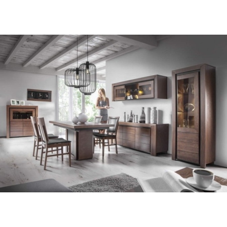 Sempre double cabinet 2DS2D with lighting Mebin