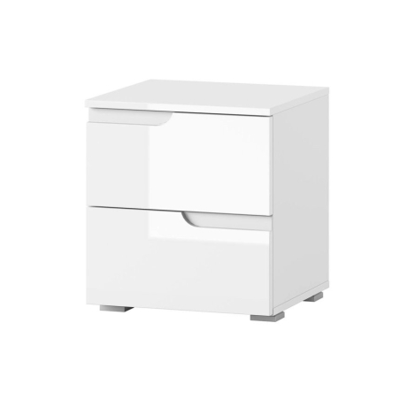 Bedside table Selene white gloss Type 32 Szynaka Meble