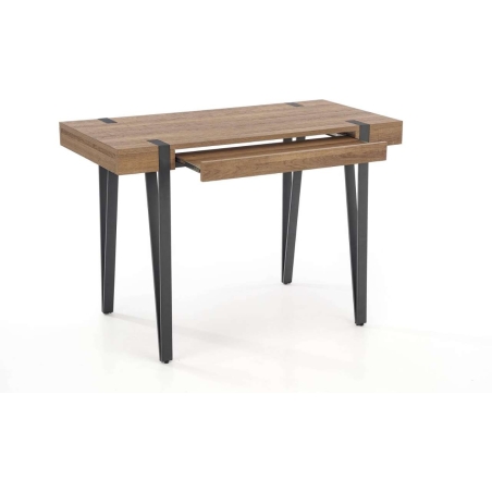 B-39 desk black honey walnut Halmar