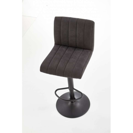 H89 upholstered hocker dark ash Halmar