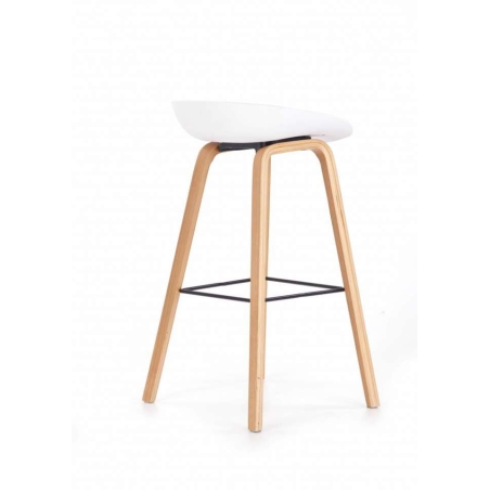 H86 hocker white and grey Halmar
