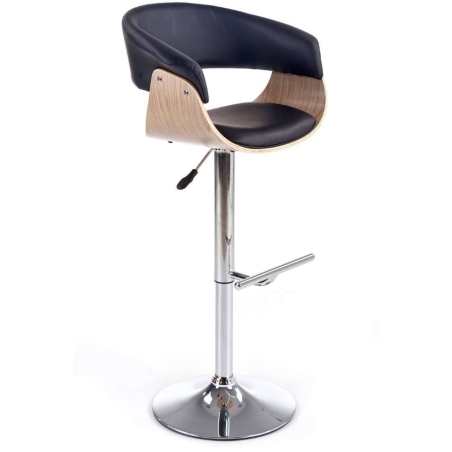 H45 hocker light oak/black Halmar